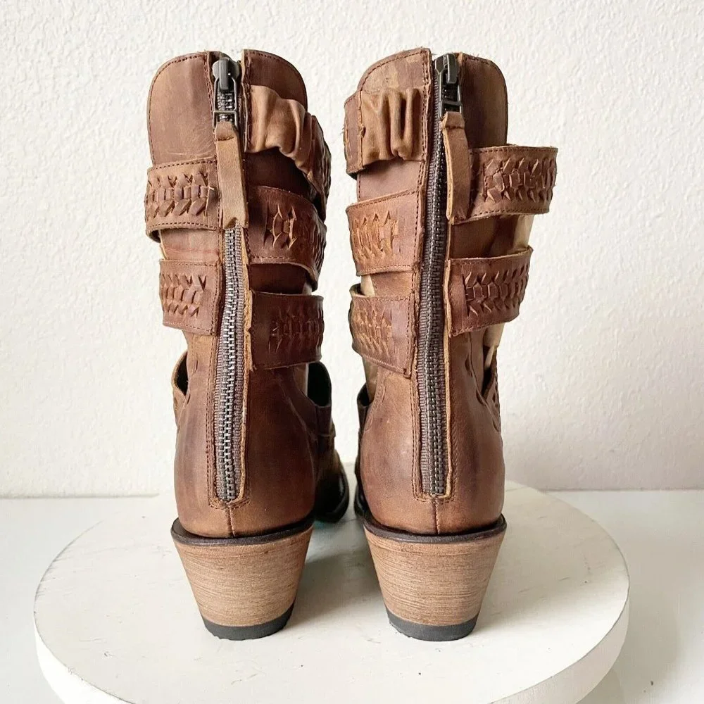 Lane brown leather